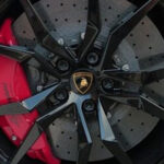 Lamborghini tire with brakes