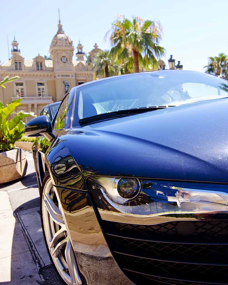 Concept of wealth sports car in Monaco - Euromotion Maserati